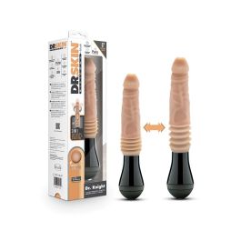 Blush Dr. Skin Silicone Dr. Knight Thrusting Gyrating Vibrating Dildo